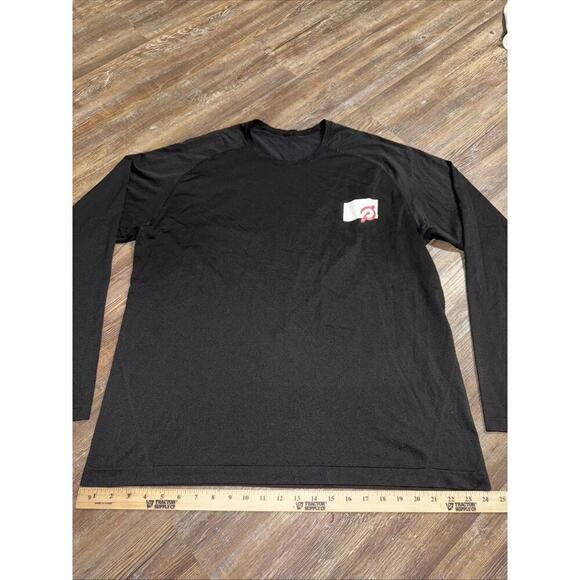 Peloton Lululemon Black Athleisure Gym Minimalist Long Sleeve Mens XXL - Picture 2 of 15